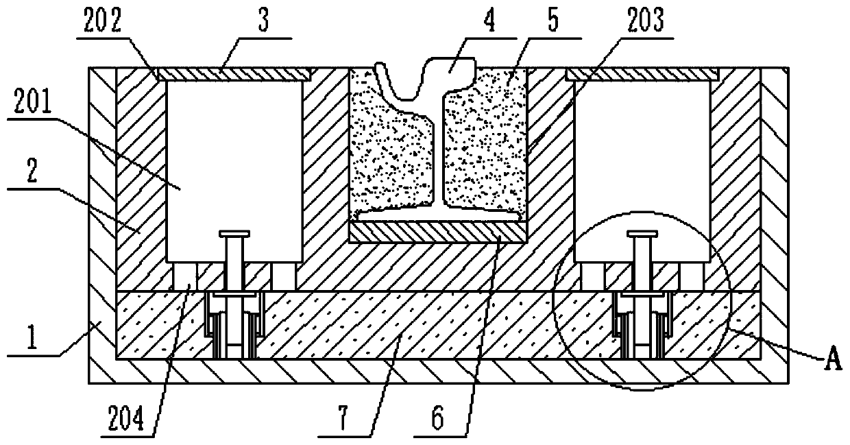 Embedded traffic rail assembly