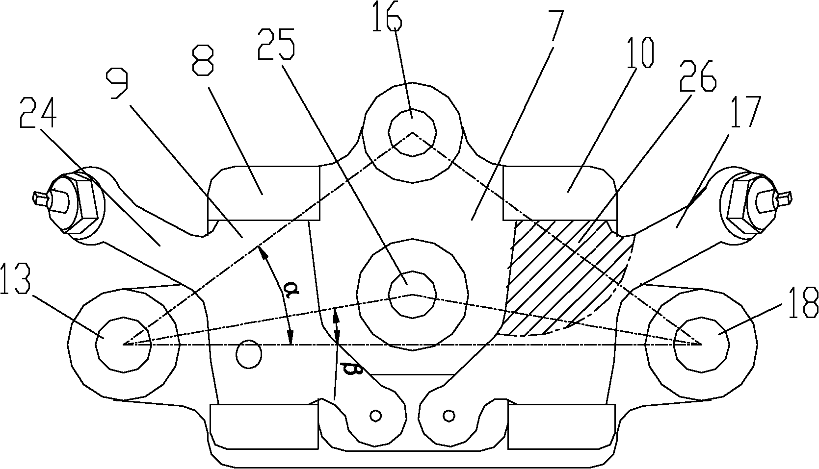 Underneath-camshaft low-noise engine and motorcycle using same