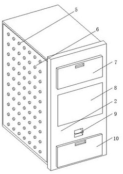 Intelligent rice storage vat convenient to install