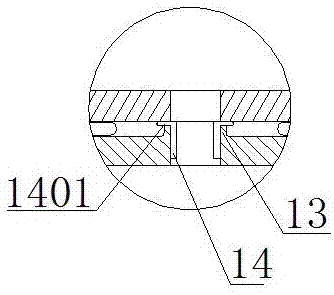 A sealing structure of a retaining plate for an oil filter