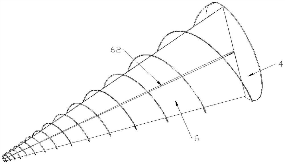 Ultra-wideband conical logarithm helical antenna