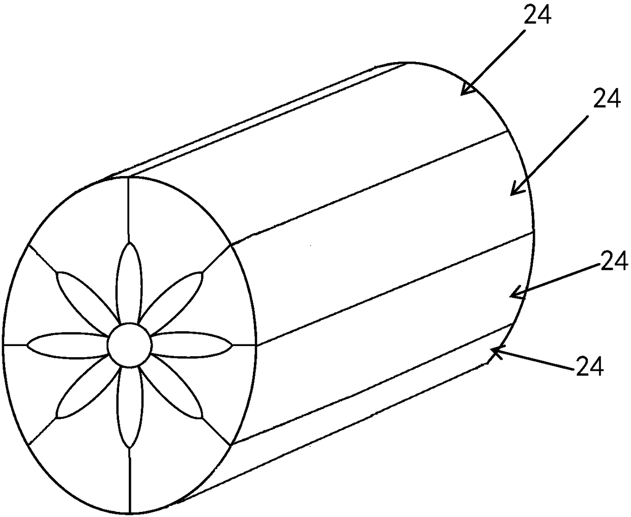 Polymer clay silver ornament and manufacturing method thereof