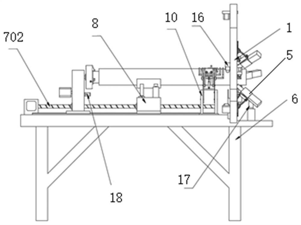 Shaft surface repairing system and method for additive composite micro-rolling