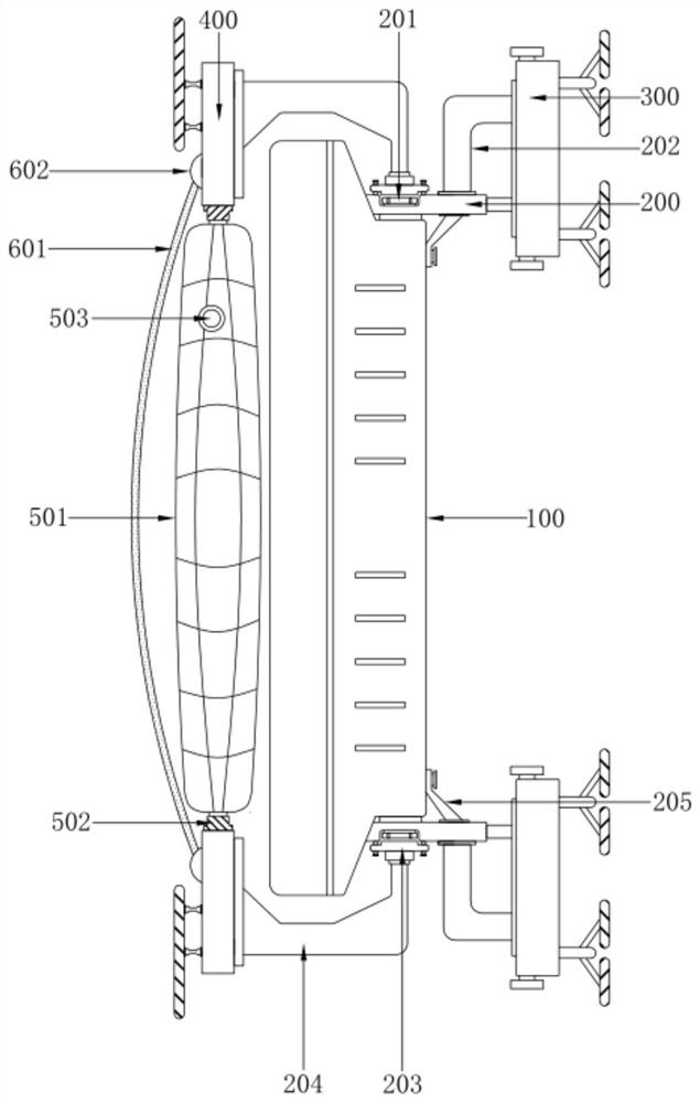 An anti-collision and anti-crack protection device for LED electronic display screen transportation