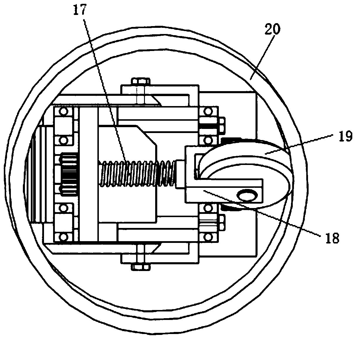 A wheel-track composite pipeline robot