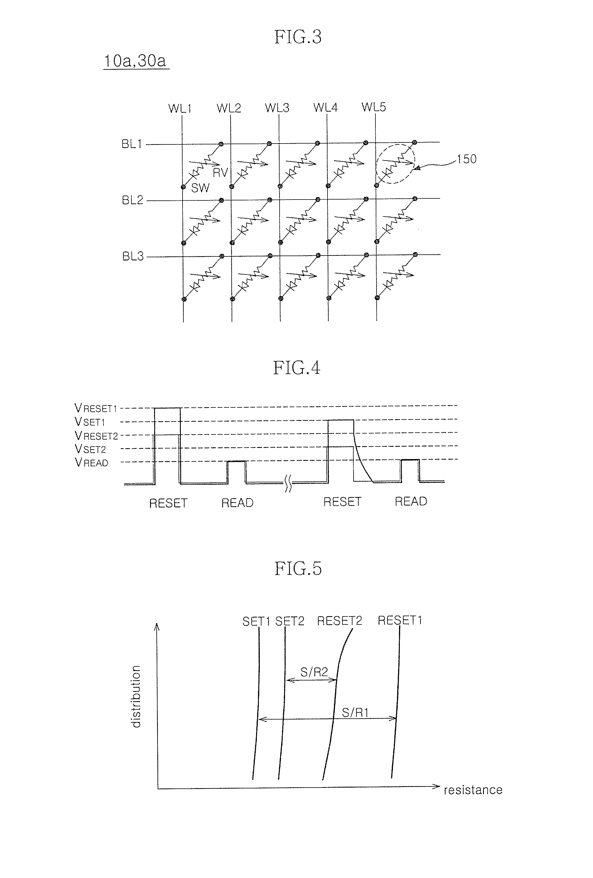 Fusion memory device embodied with phase change memory devices having different resistance distributions and data processing system using the same