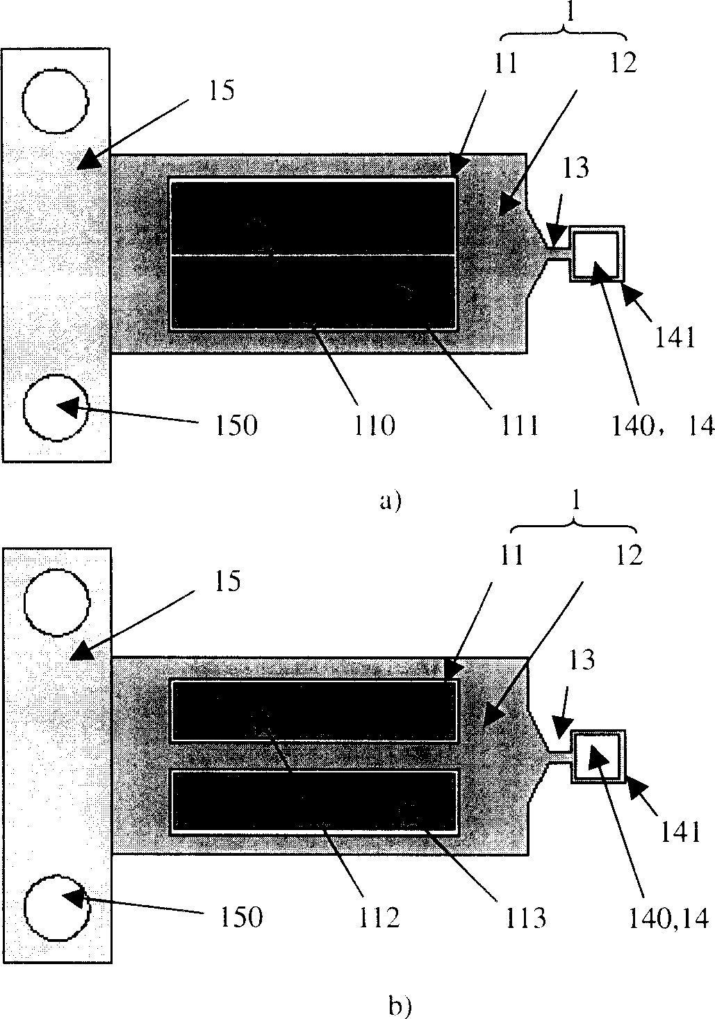 Sheet type two-dimensional piezoelectric light reflection structure