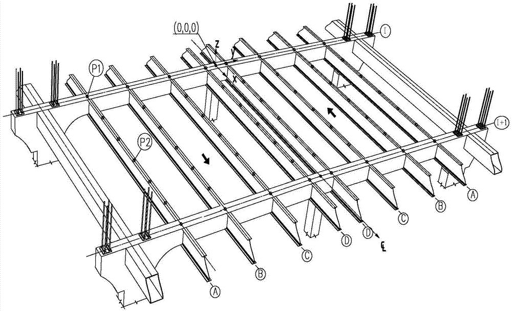 Transformation method for orthotropic steel bridge deck