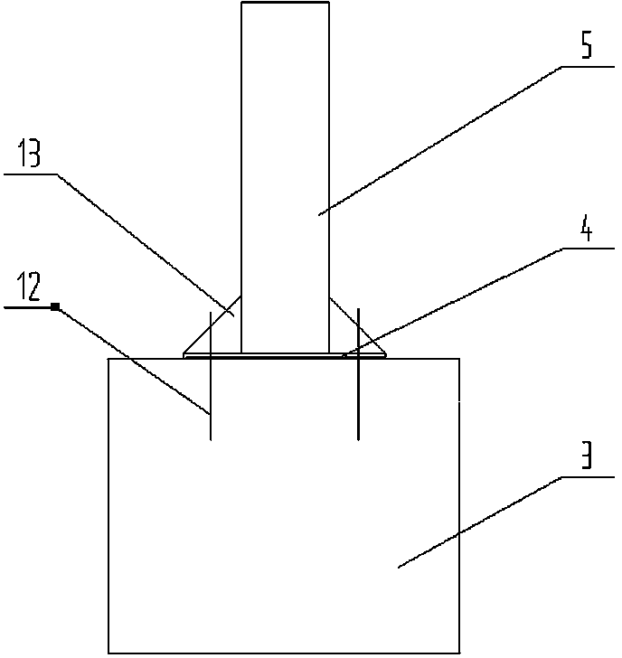 Construction overlay land-saving type steel platform and construction method thereof