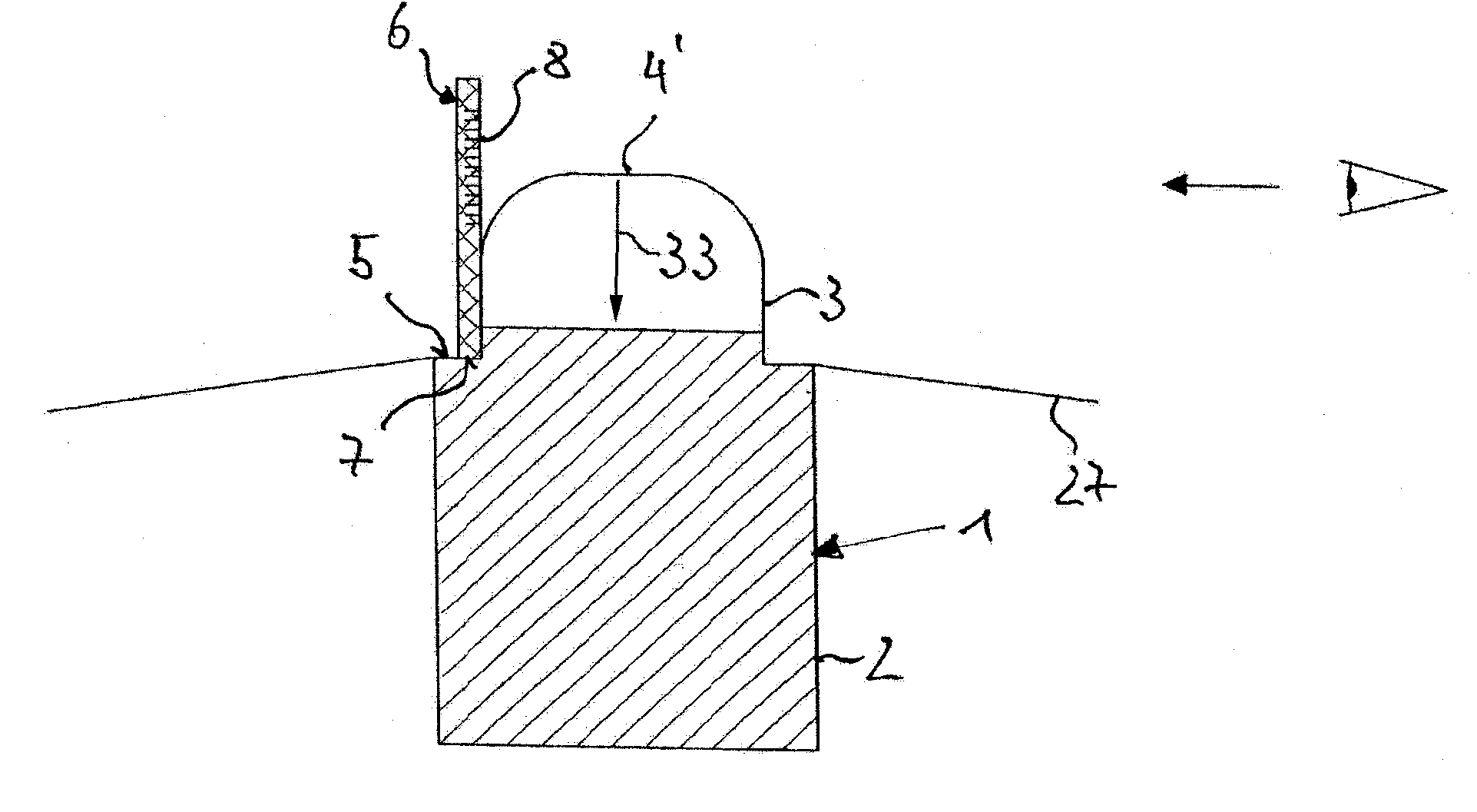 Comminuting tool and comminuting device with such a comminuting tool, as well as a method for determining the state of wear of such a comminuting tool