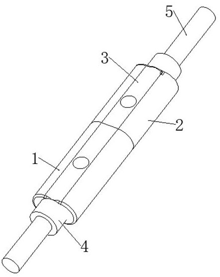 10-core connector with airtight waterproof function