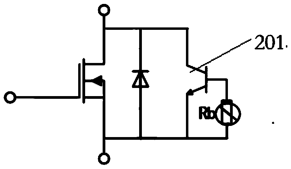 A trench gate power field effect transistor