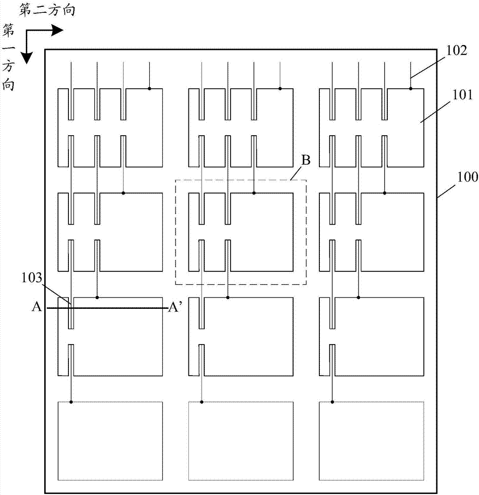 Touch control display panel and touch control display device