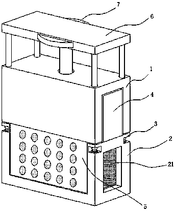 Telescopic computer case capable of achieving effective heat dissipation
