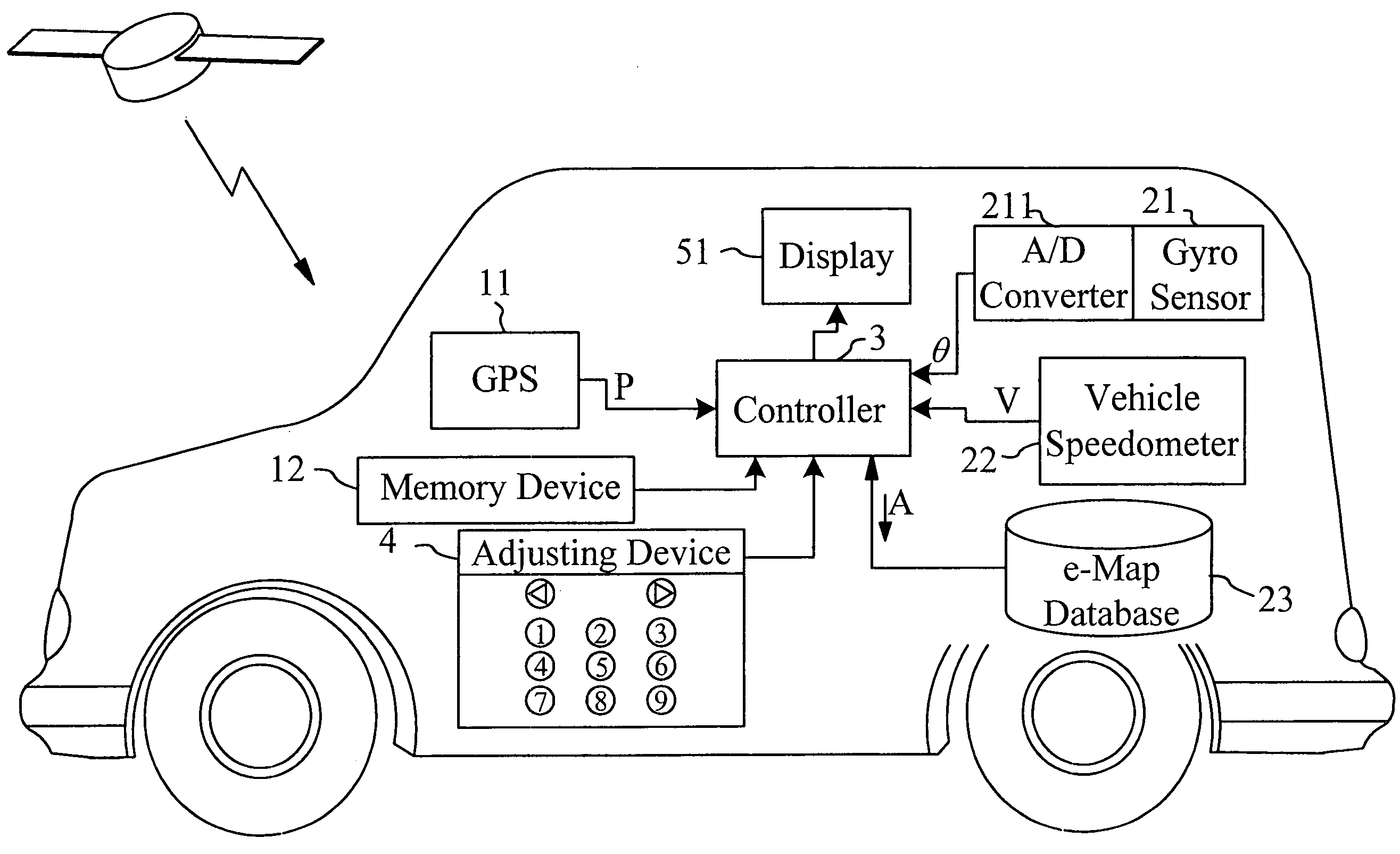 Accurate positioning system for a vehicle and its positioning method