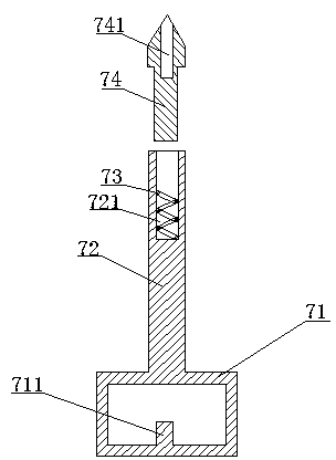 Labeling device used for machining petroleum pipeline