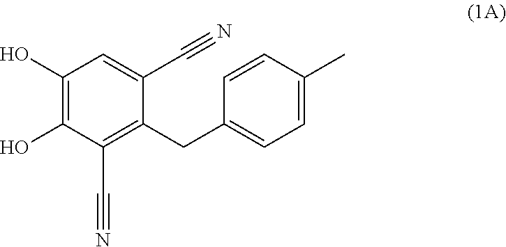 Process for the preparation of 4,5-dihydroxy-2-(4-methylbenzyl)isophthalonitrile