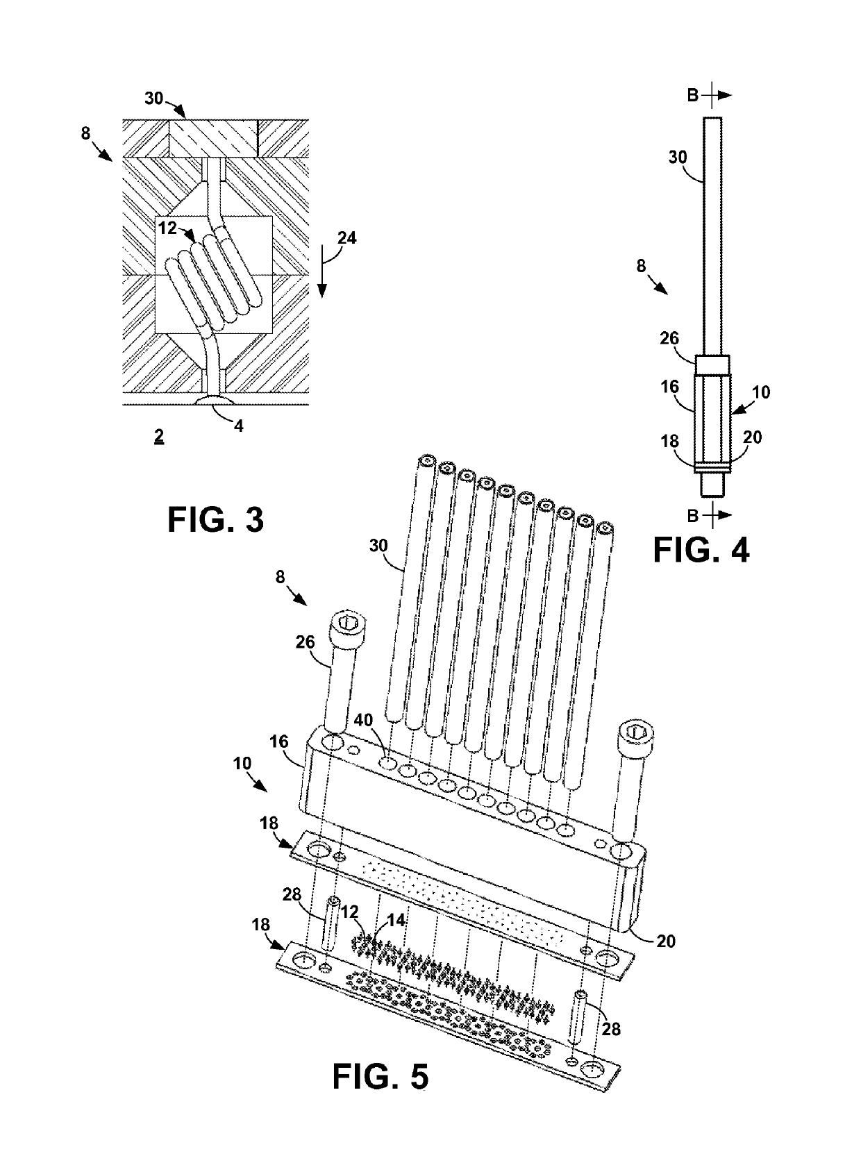 Controlled-impedance cable termination using compliant interconnect elements
