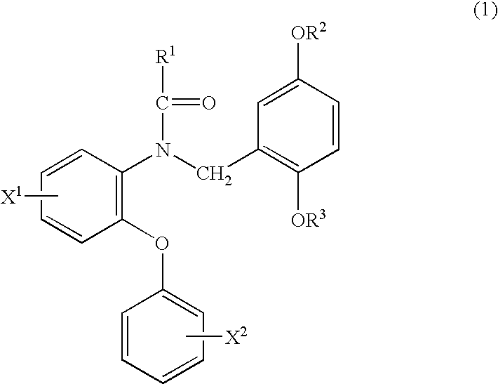 Phenyloxyaniline derivatives