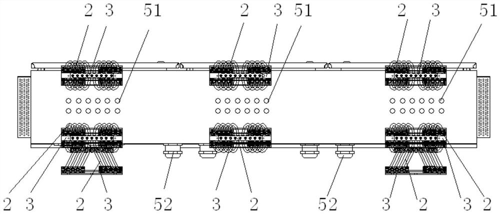 A shock absorbing device and a shock absorbing method for an electric control box