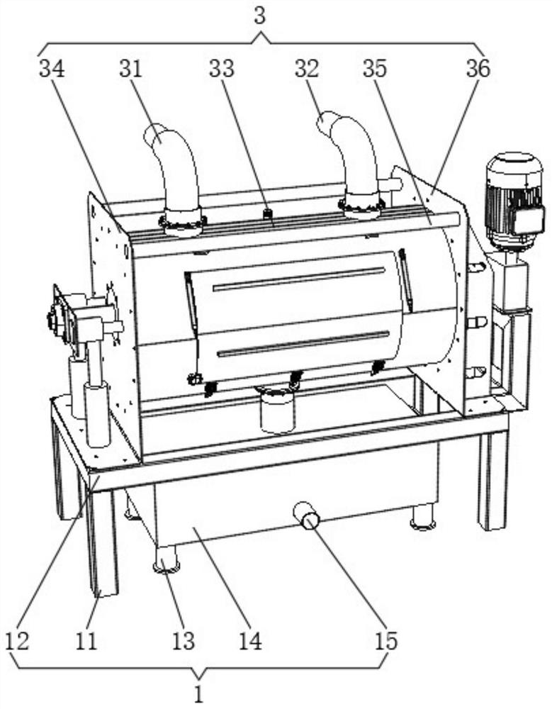 Fluorescent flaw detection waste liquid treatment device