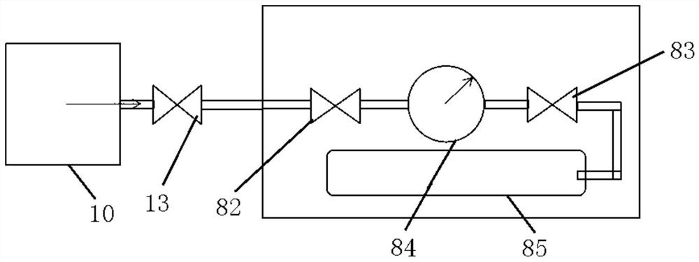 Oil displacement experiment device and oil displacement experiment method