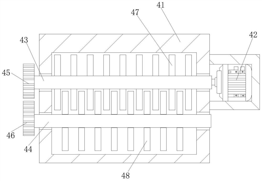 Vacuum section flow adjustable plasticizing section pin exhaust extruder