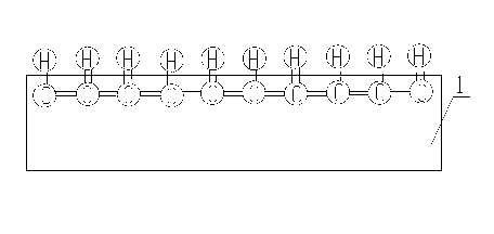 Thermal annealing method for manufacturing hydrogen end group conducting channel on diamond face