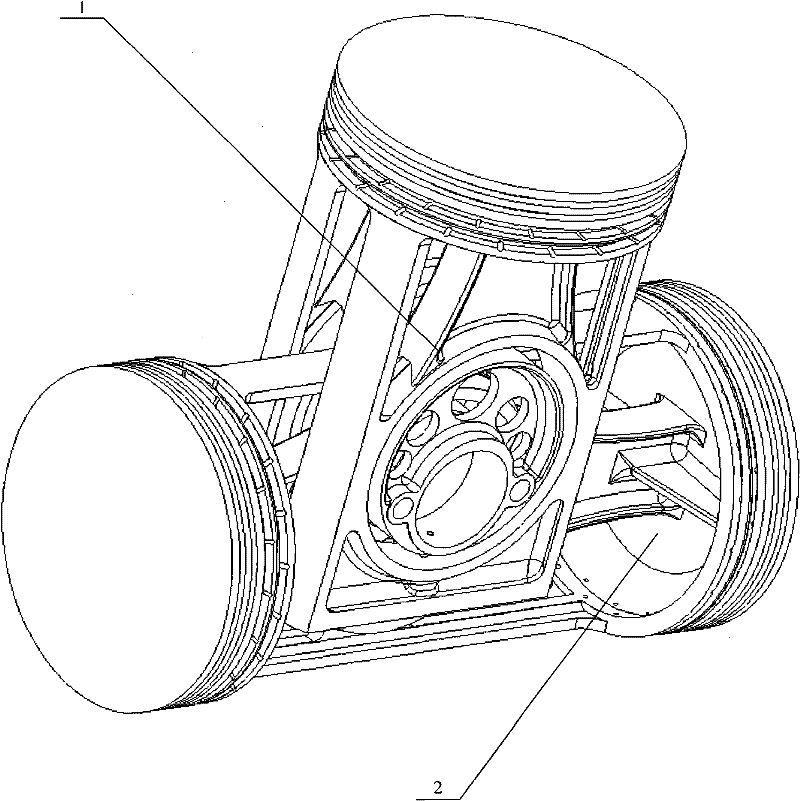 Reciprocating piece for crank round slider mechanism, and internal combustion engine and compressor thereof