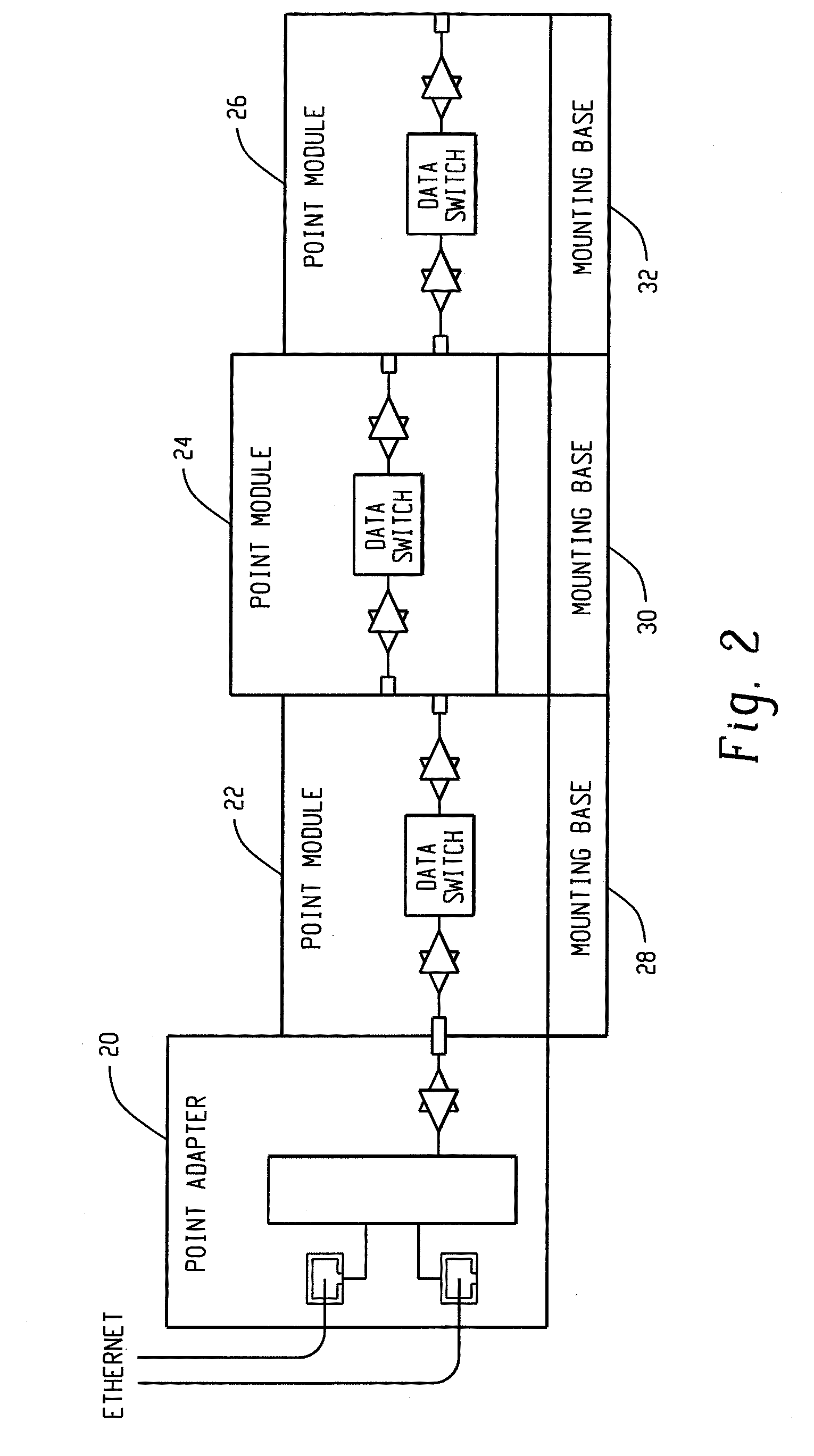 Industrial control device and method for insertion and removal of a module under power without interruption