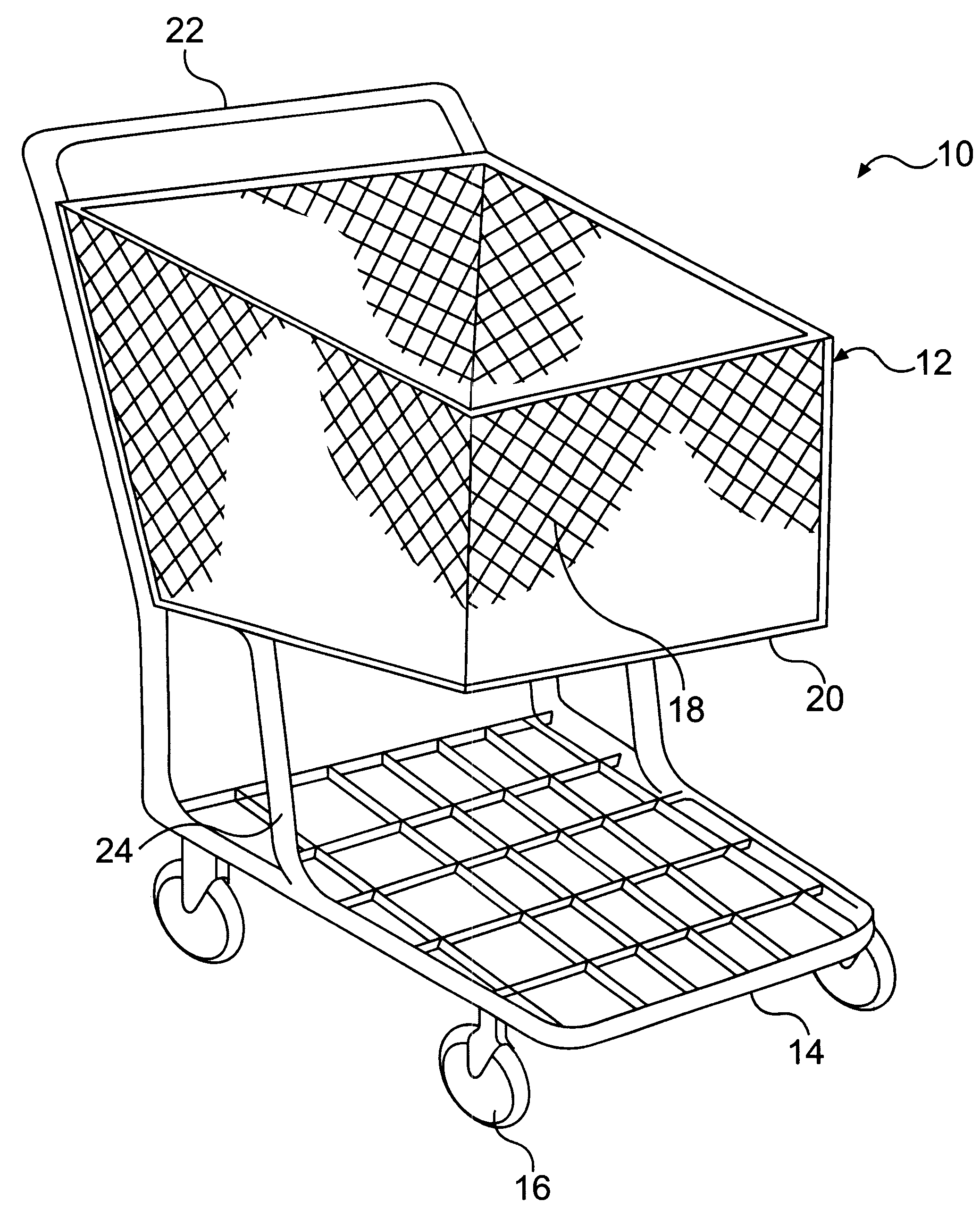 Method of molding a cart using molding processes