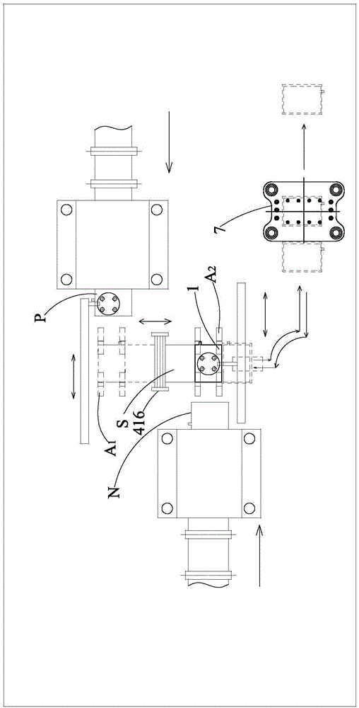 Laminated battery cell preparation device