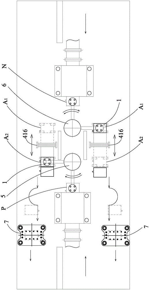 Laminated battery cell preparation device