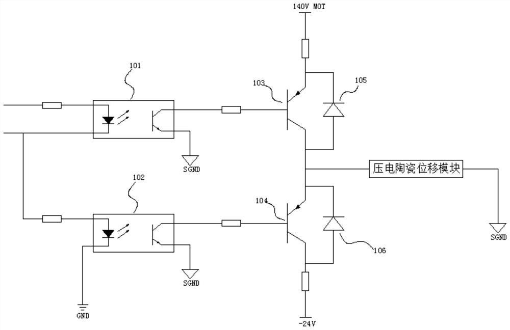 Piezoelectric ceramic precision displacement based laser resistor trimming method