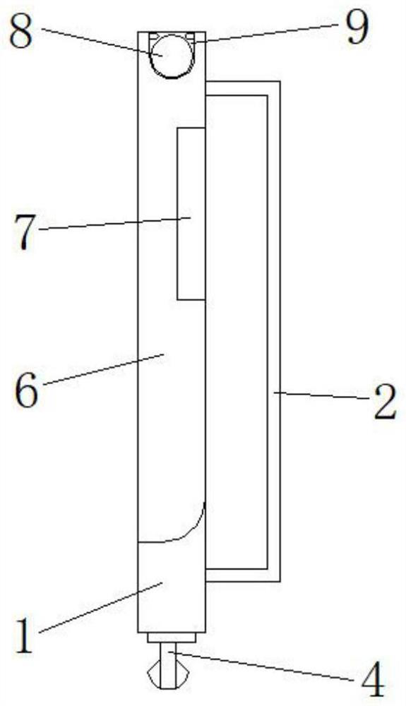 Avian influenza virus H7 antibody detection card with sealing protection structure