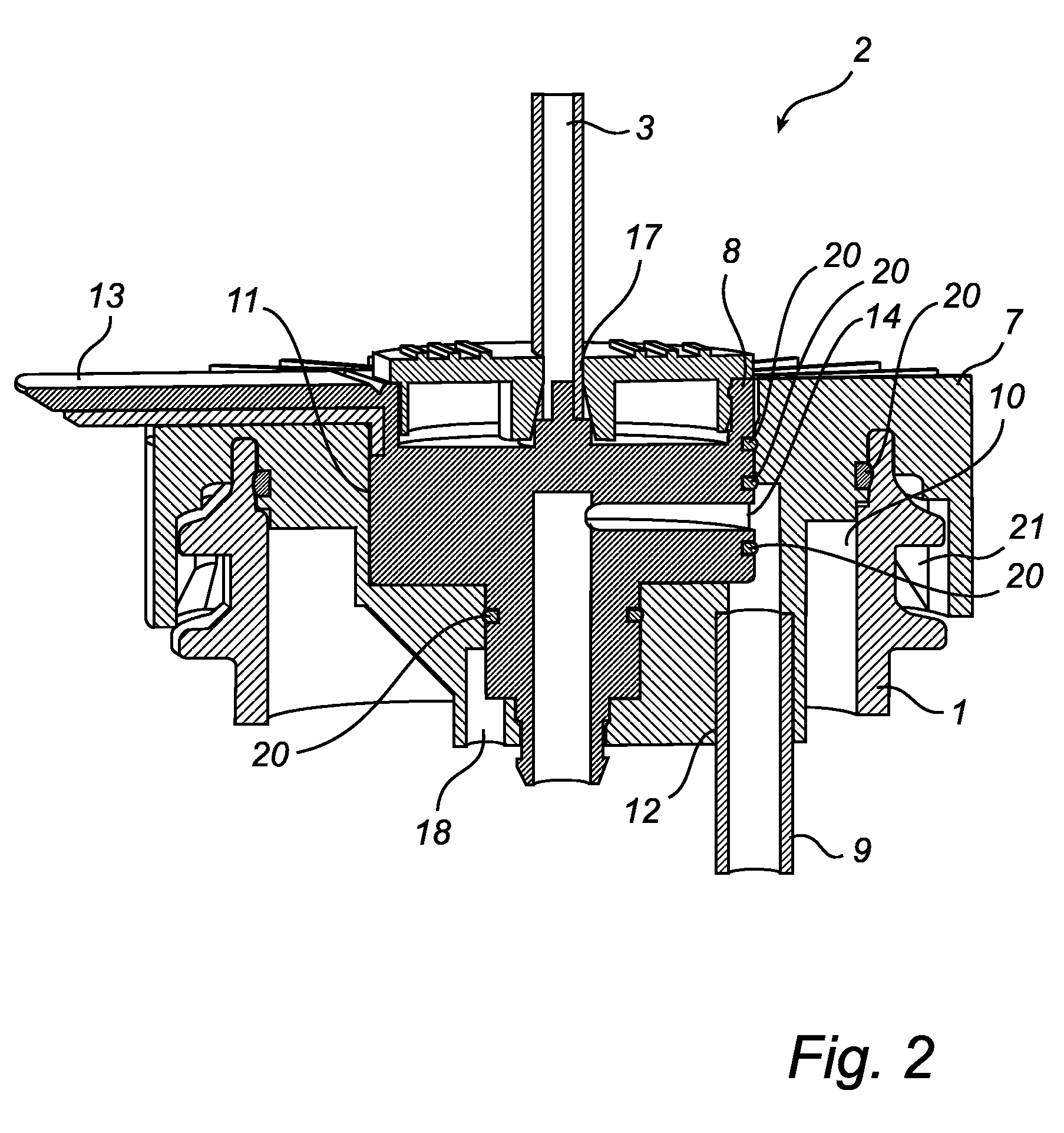 Closure for beverage container and method for closing an opening of a container