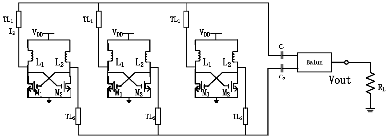 Novel Triple-push cross-coupled oscillator