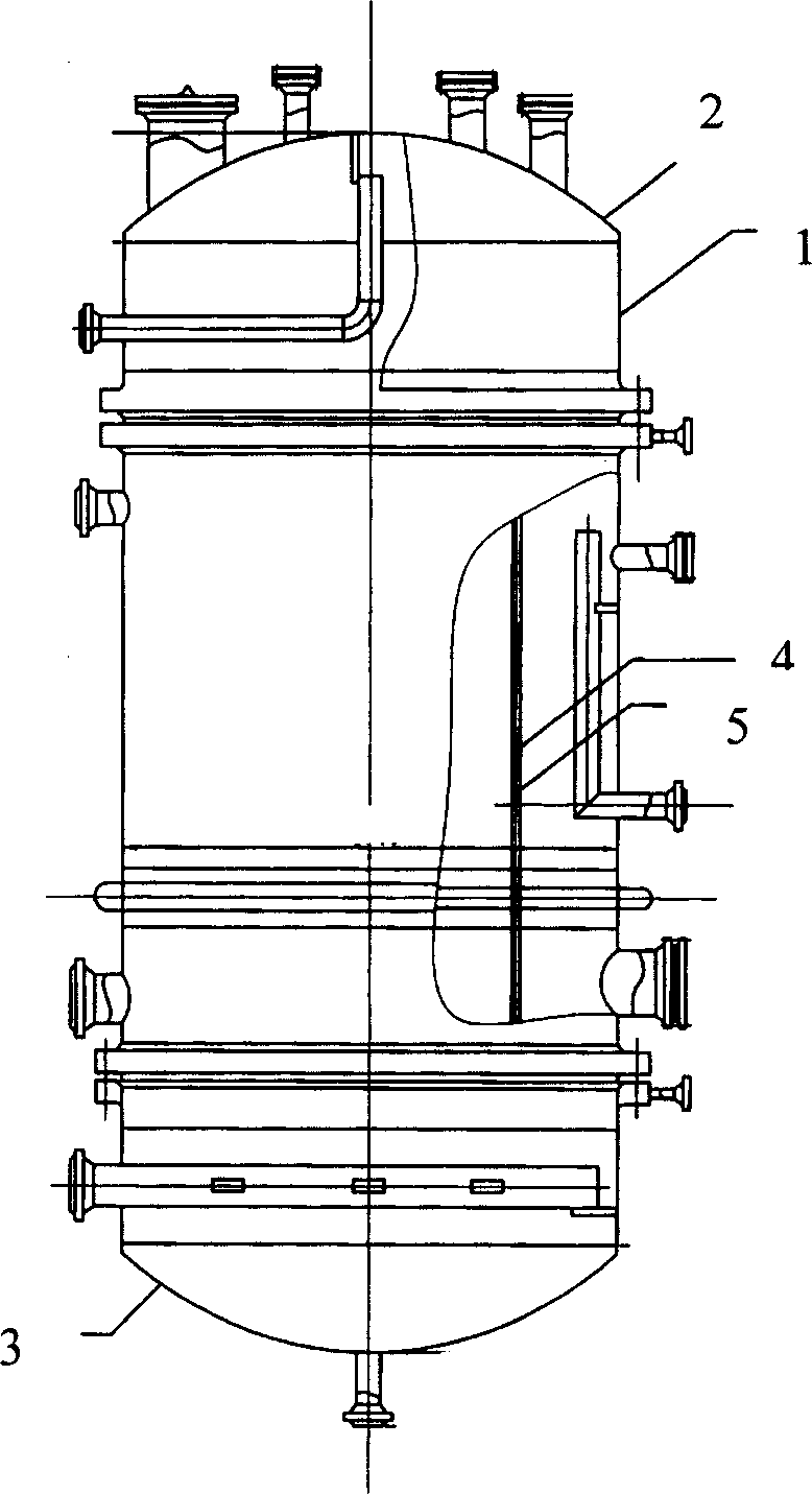 Process for producing vinyl chloride by acetylene method and dedicated device for realizing same