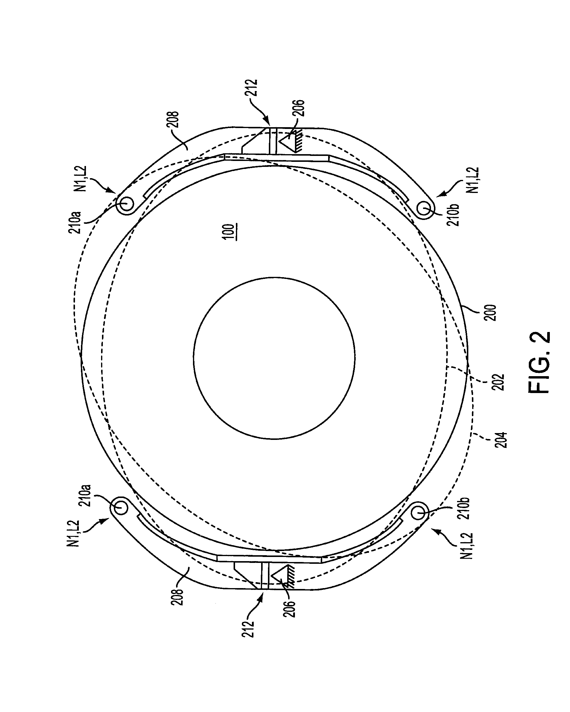 Apparatus and method for suspending a stator core of an electric generator