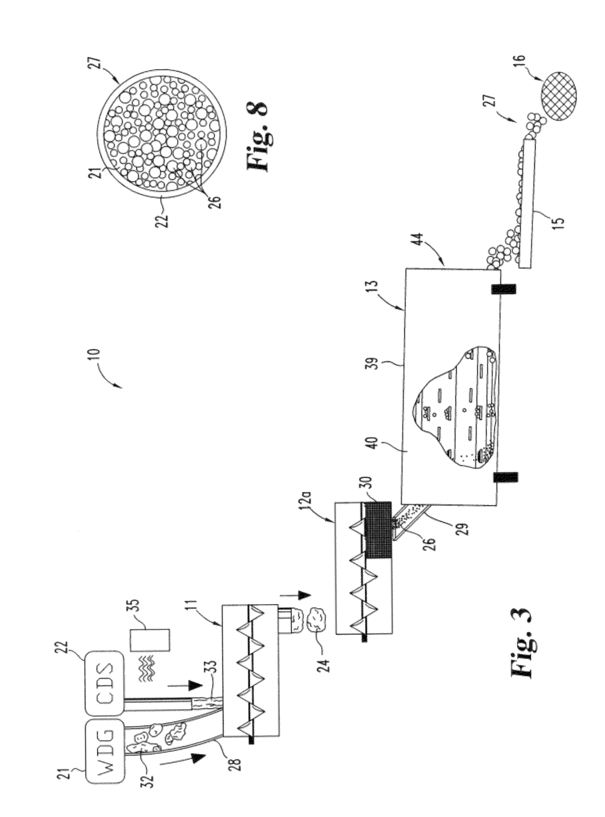 Method and apparatus for producing biobased carriers from byproducts of biomass processing