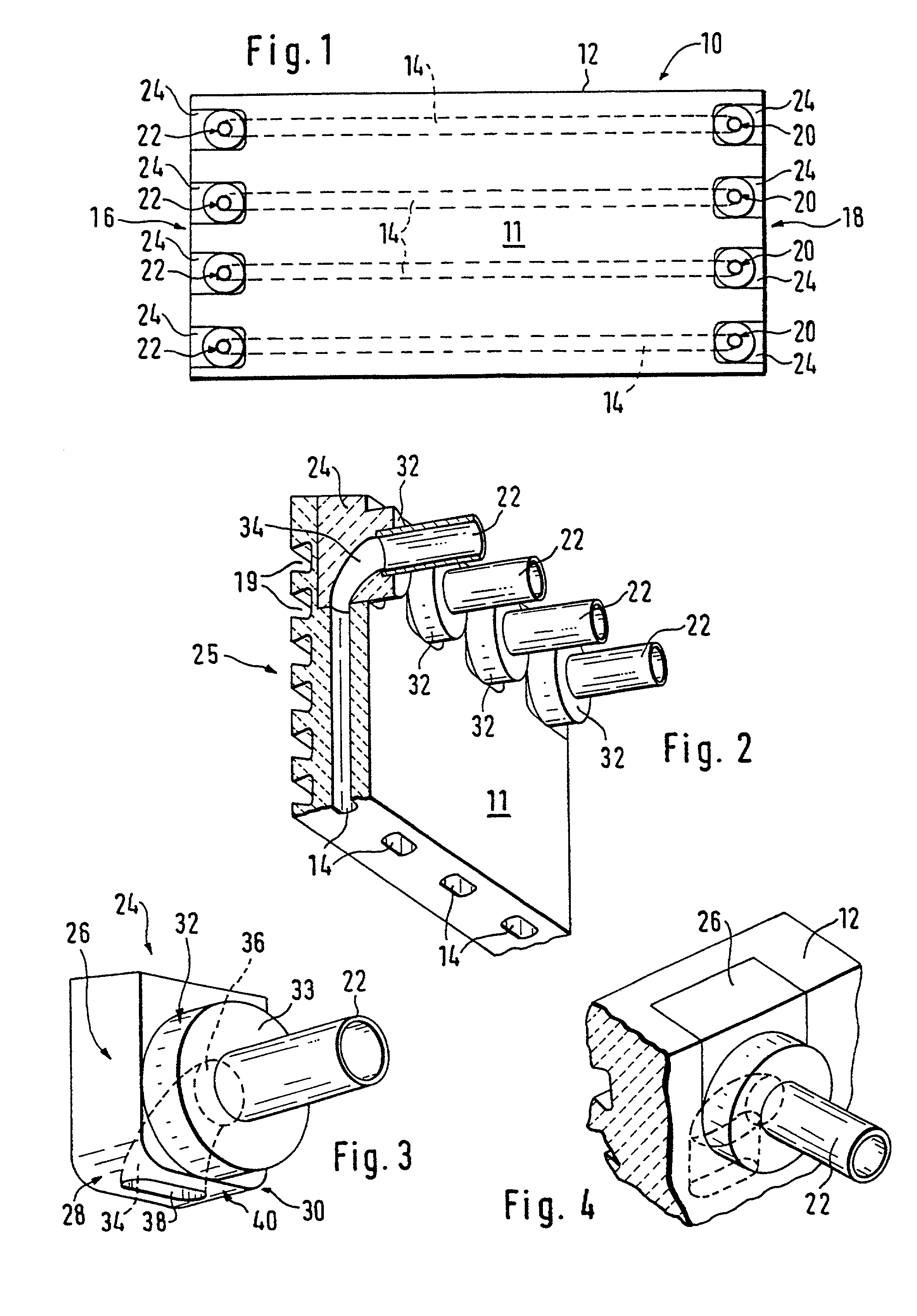Cooling panel for a furnace for producing iron or steel