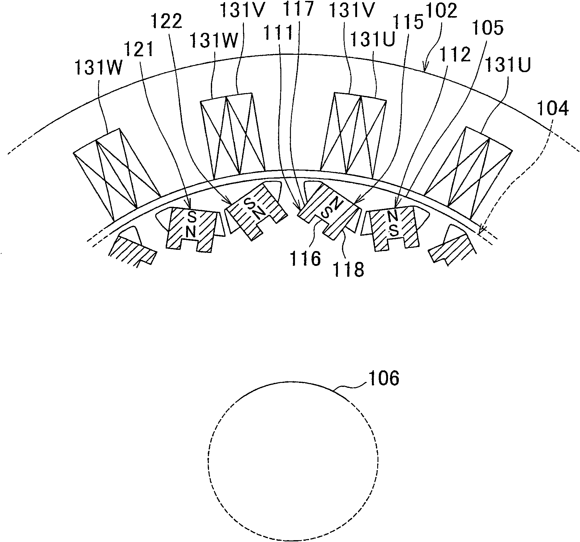 Rotor of rotary electric machine, and production method therefor