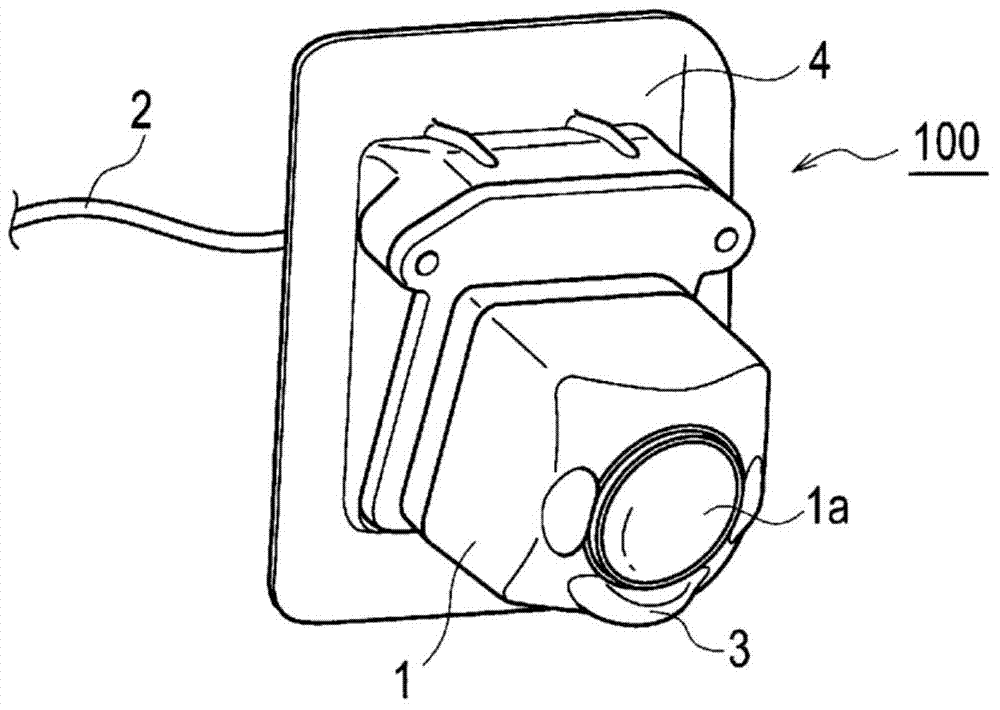 In-vehicle camera device