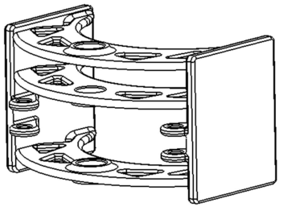 Land leveler and rear rack connecting structure of land leveler