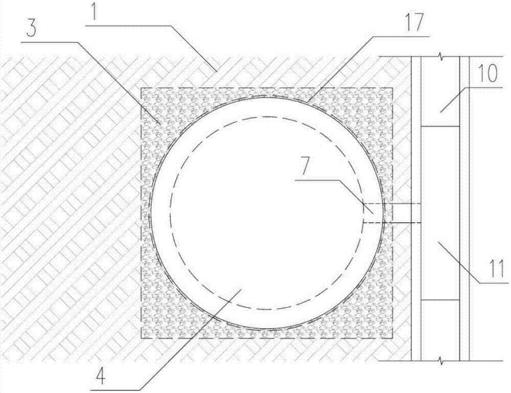 Seepage storage tank for urban road and its construction method