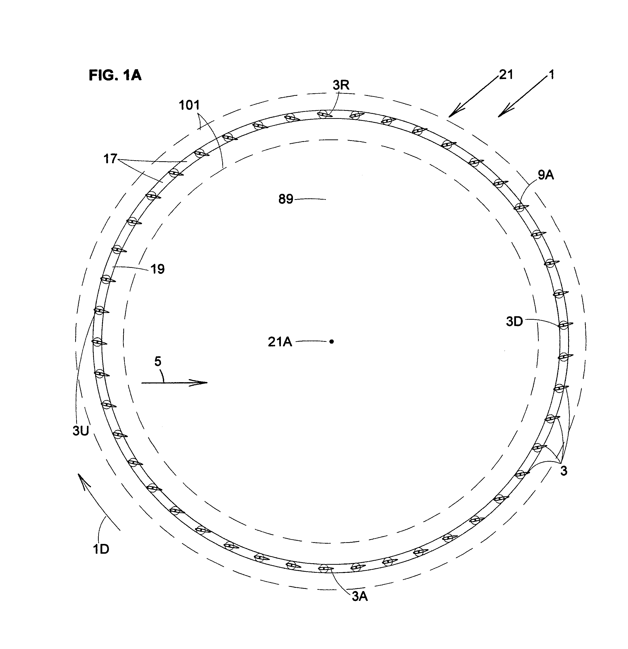 Revolving overhead windmill