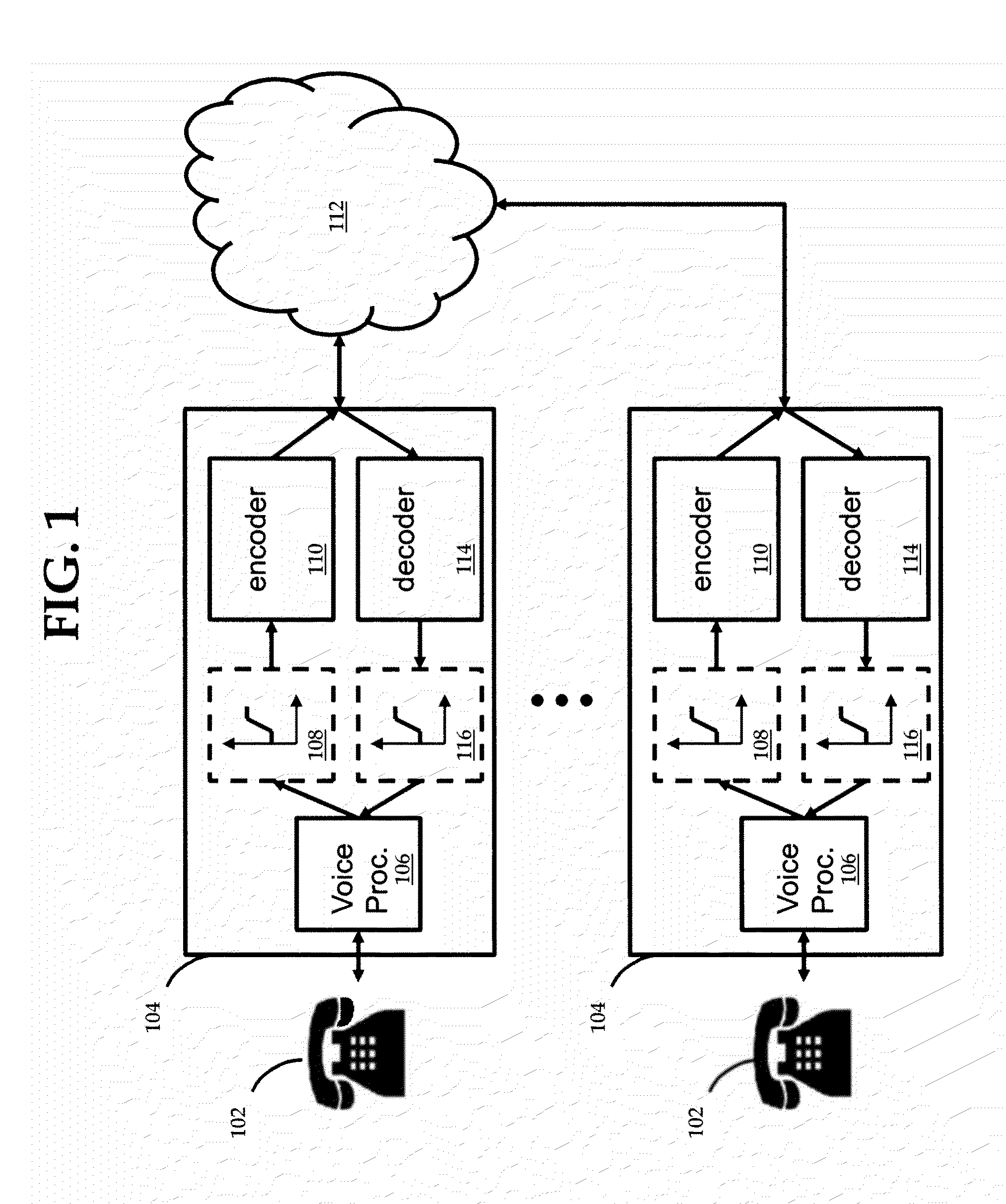 System and method for method for improving speech intelligibility of voice calls using common speech codecs