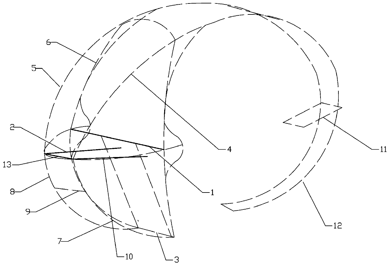 Independent safety frame for semi-enclosed body shell of two-wheeled motor vehicle