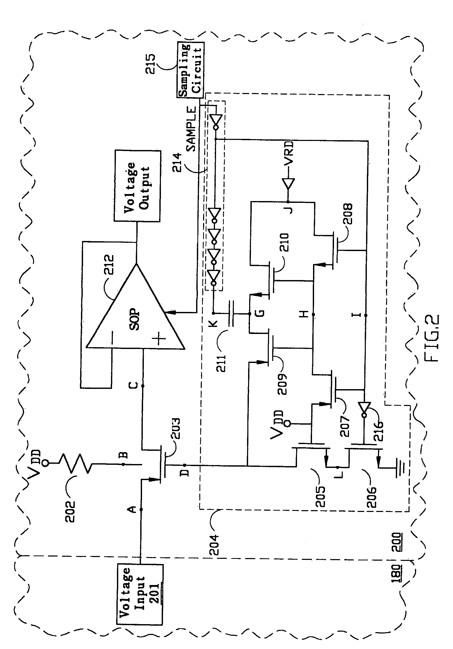 System of sampling interface for an optical pick-up head