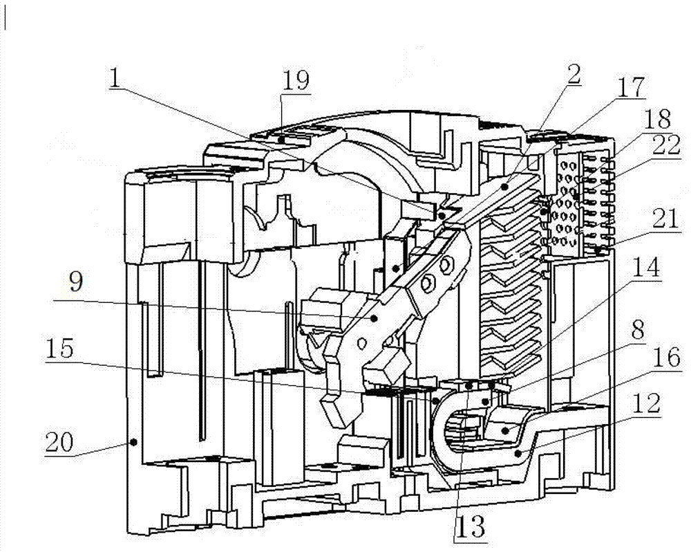 Arc guiding and extinguishing apparatus and DC breaker using same